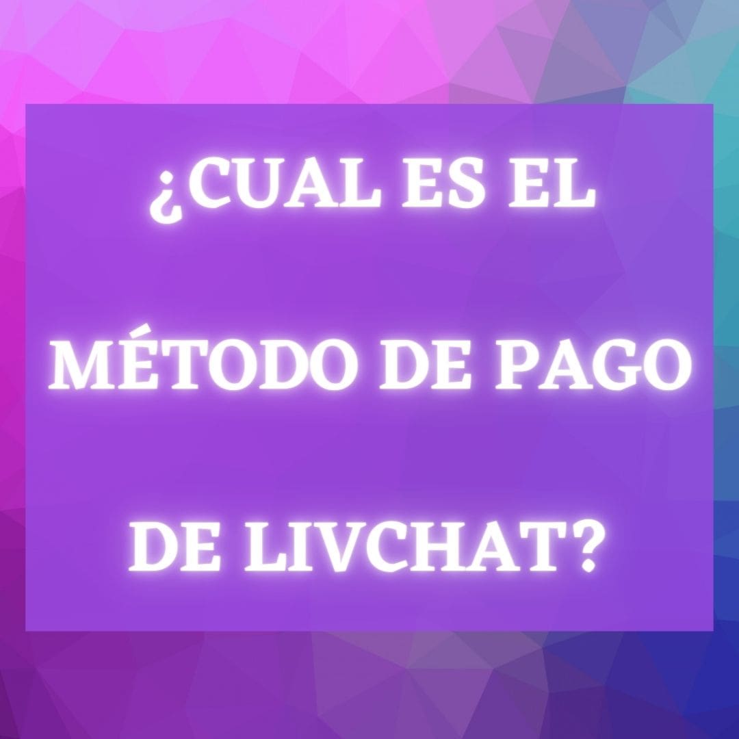 Cual es el método de pago de LivChat - Streamer Agent