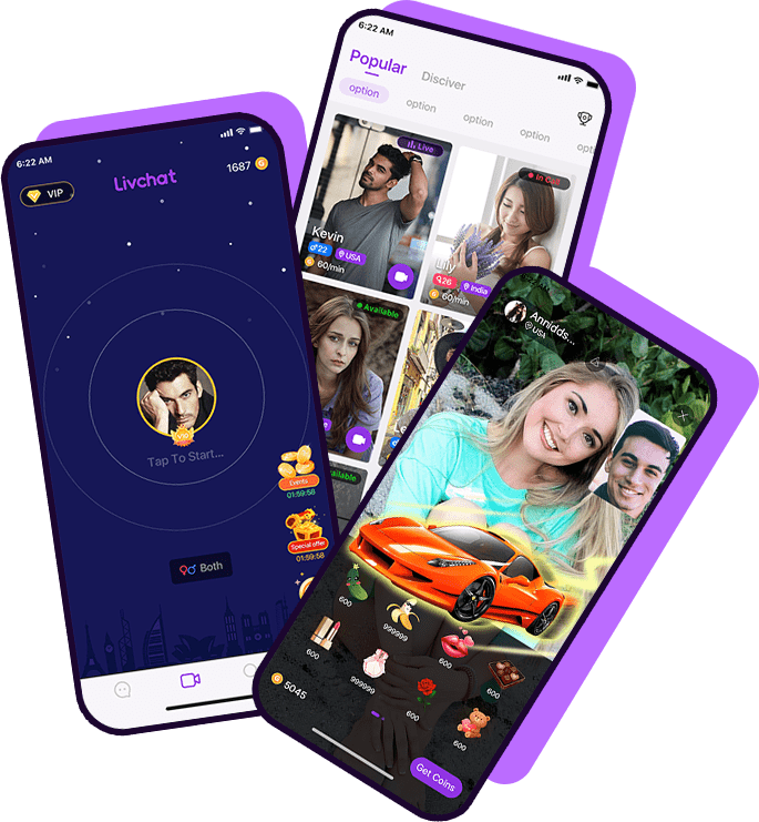 LivChat meet the best - StreamerAgent Agencia LivChat Blue
