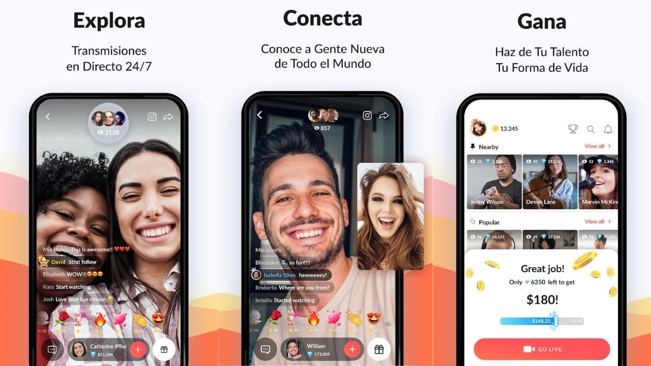 Exploca conecta y gana con Tango Live App - StreamerAgent