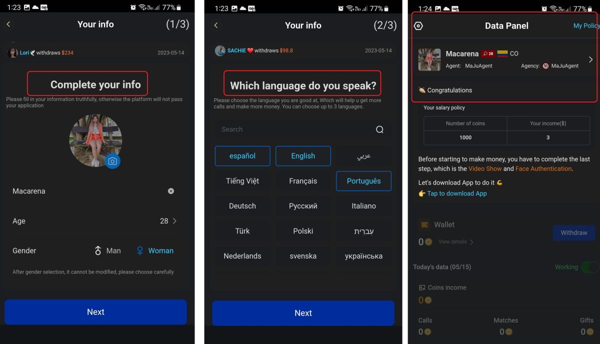 Streamer Candy Chat App » Streamer Agent Agencias de Streamer