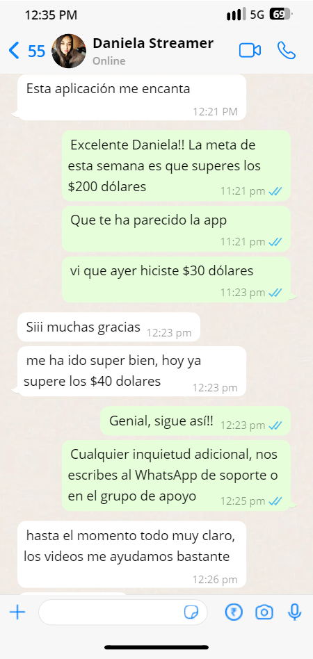 whatsapp_chat Daniela Streamer Chamet